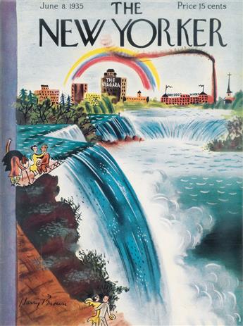 (THE NEW YORKER) HARRY BROWN. Niagara Falls.